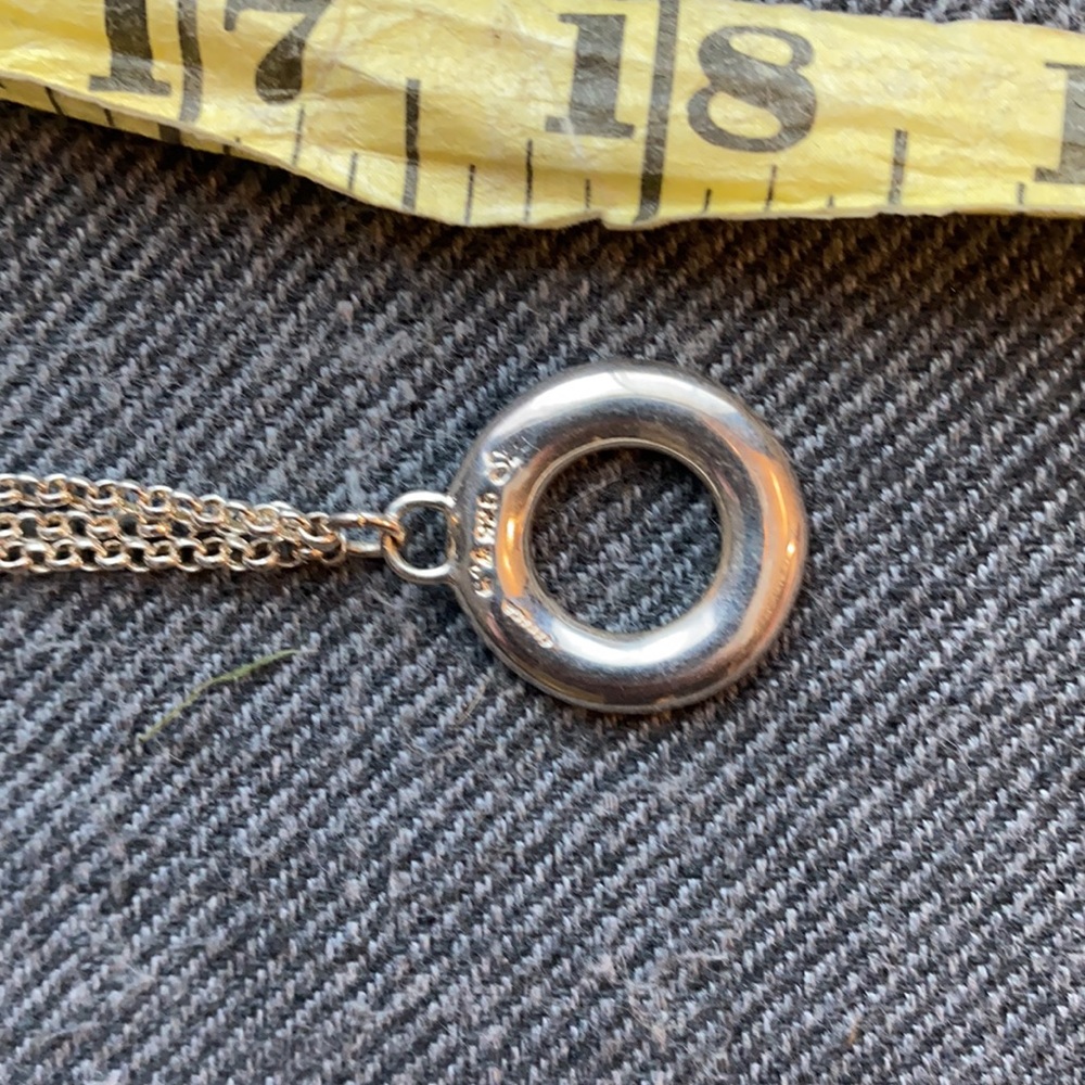 David Sigal Sterling &Smoky Quartz Heart Necklace - Picture 8 of 8